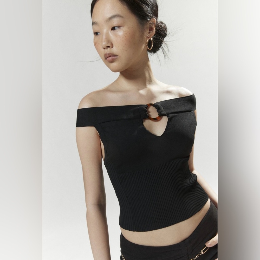 Silence + Noise Olivia Off-The-Shoulder Sweater